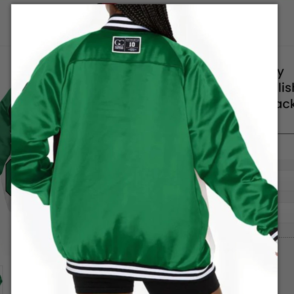 SOLDπ¦
Philade Eagles Rhinestone Varsity Jacket ππ€ππ€NWT - Picture 2 of 7